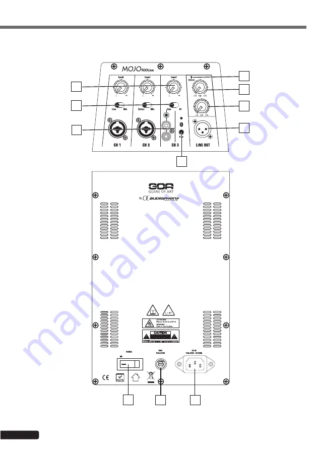 audiophony GOA Series User Manual Download Page 4