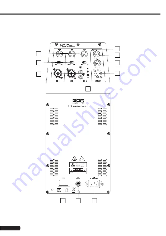 audiophony GOA Series User Manual Download Page 10