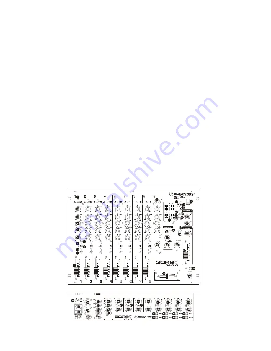 audiophony GOA9C User Manual Download Page 10