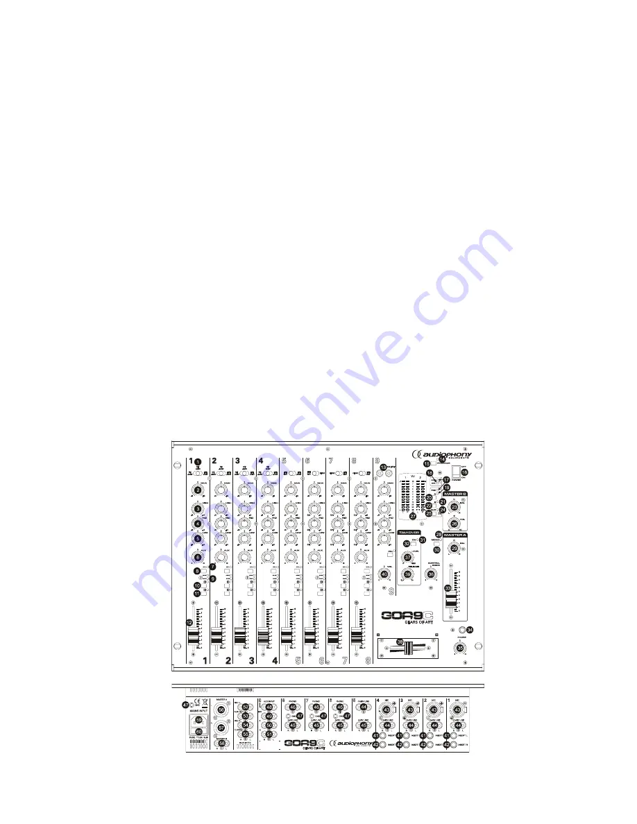 audiophony GOA9C User Manual Download Page 26