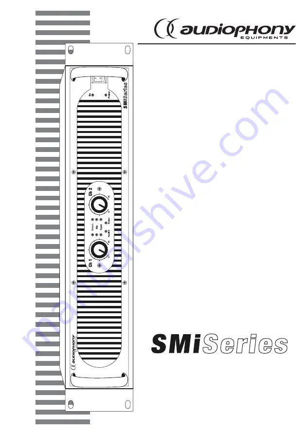 audiophony SMi Series Скачать руководство пользователя страница 1