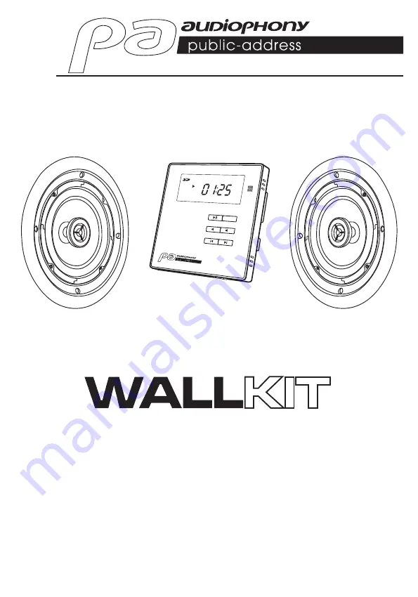 audiophony WALLAMPmedia Скачать руководство пользователя страница 1