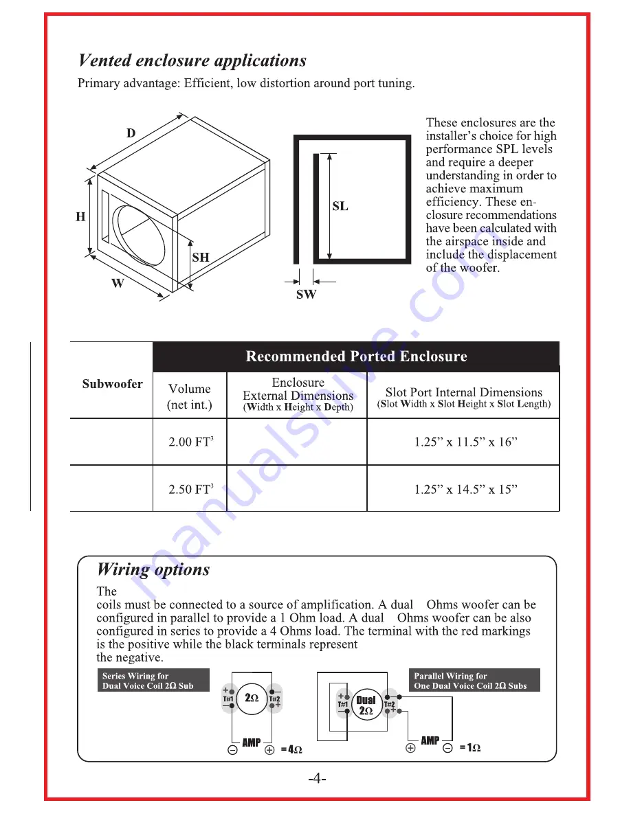 Audiopipe TXX-SQ1222 User Manual Download Page 6