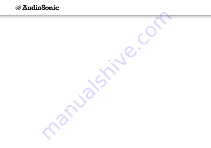 AudioSonic 0599767 Instruction Manual Download Page 10