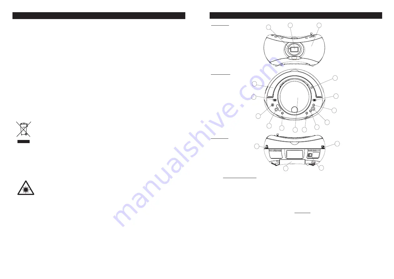 AudioSonic CD-1576 Instruction Manual Download Page 2