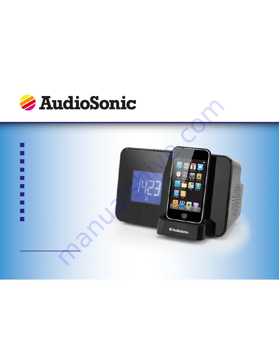 AudioSonic CL-1461 Instruction Manual Download Page 1