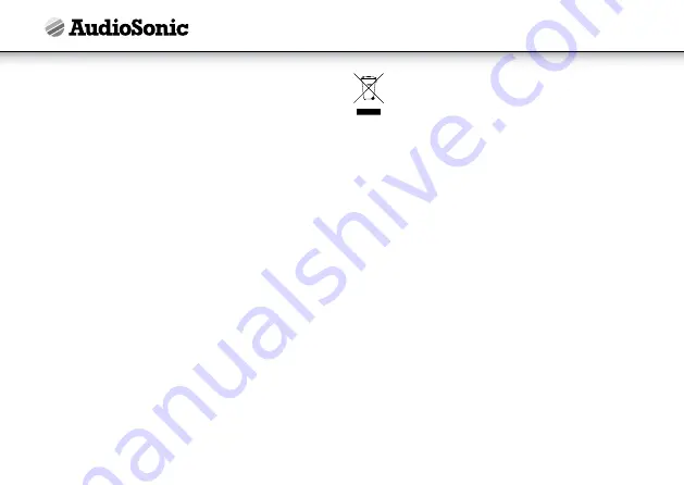 AudioSonic CL-1488 Instruction Manual Download Page 34