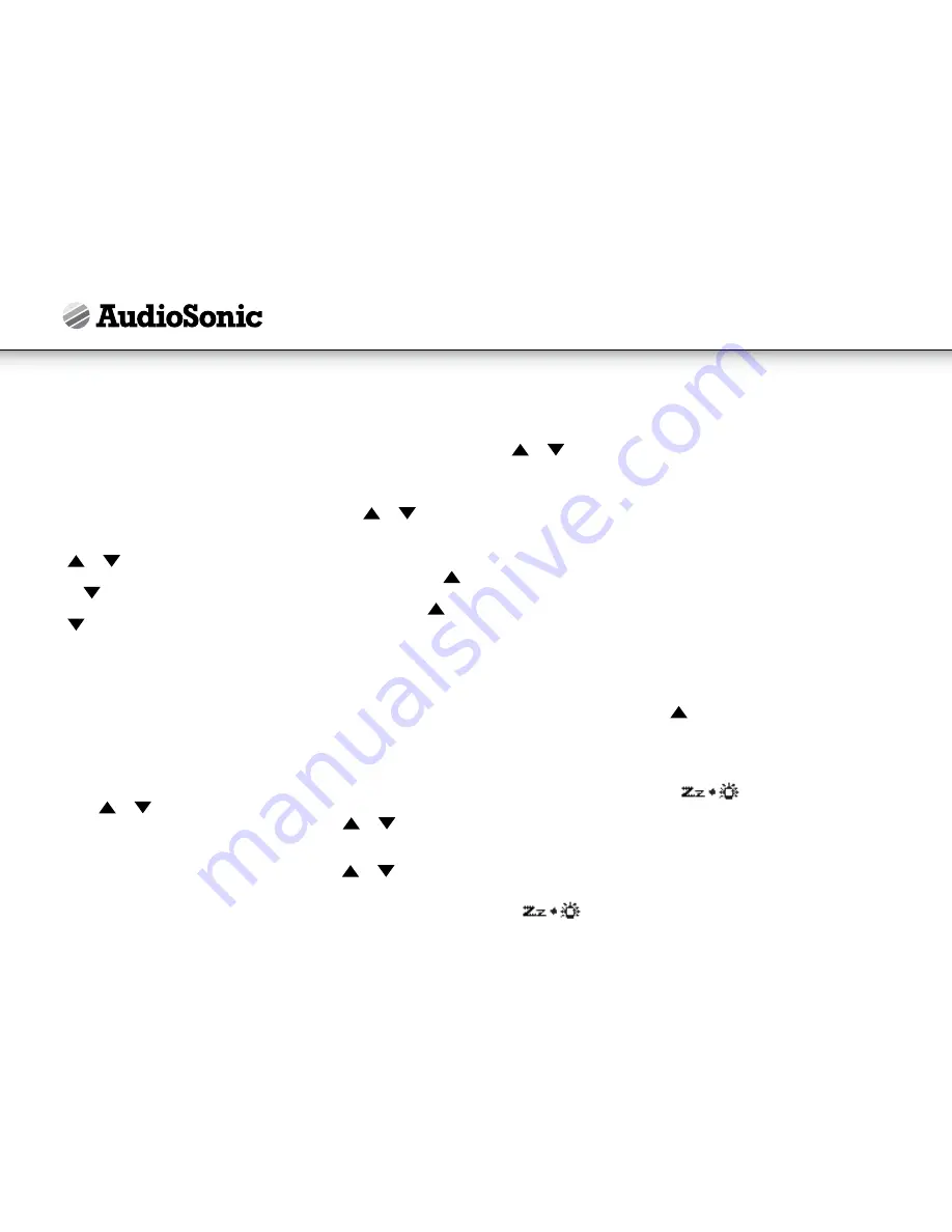 AudioSonic CL-1489 Instruction Manual Download Page 24