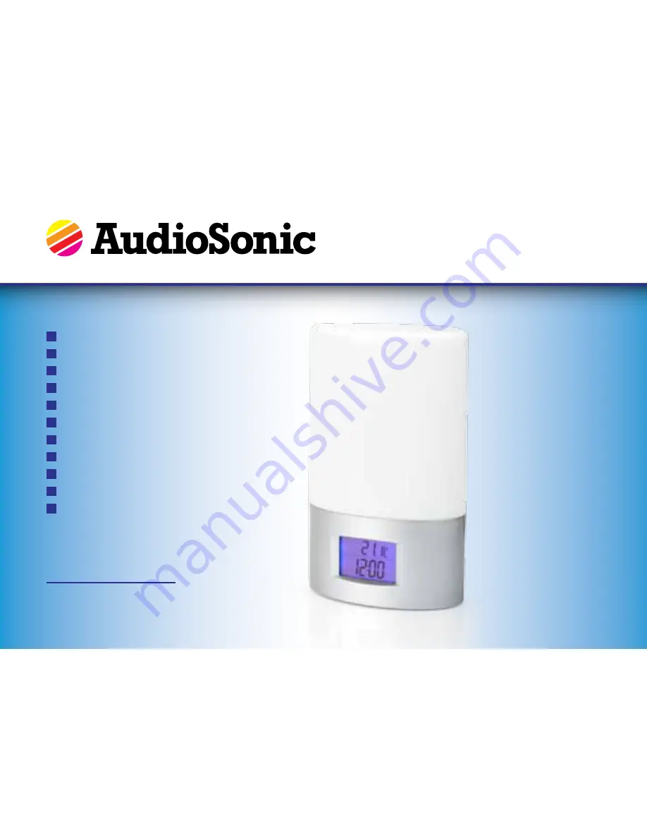 AudioSonic CL-1507 Instruction Manual Download Page 1