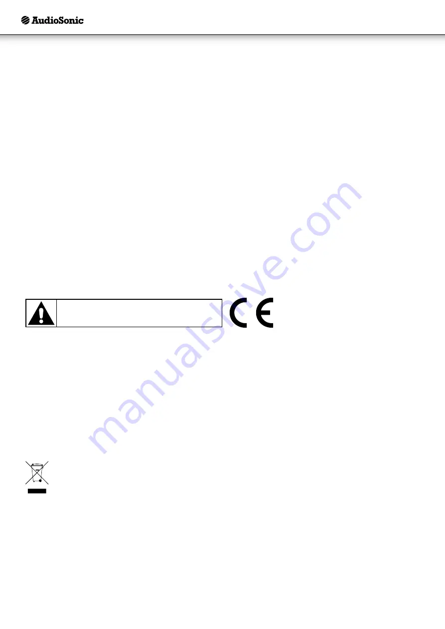 AudioSonic LE-207836 Instruction Manual Download Page 26