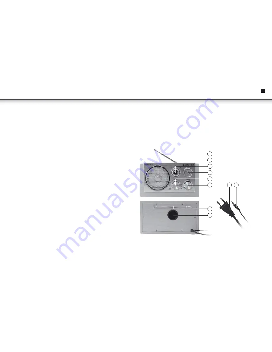 AudioSonic RD-1540 Скачать руководство пользователя страница 3