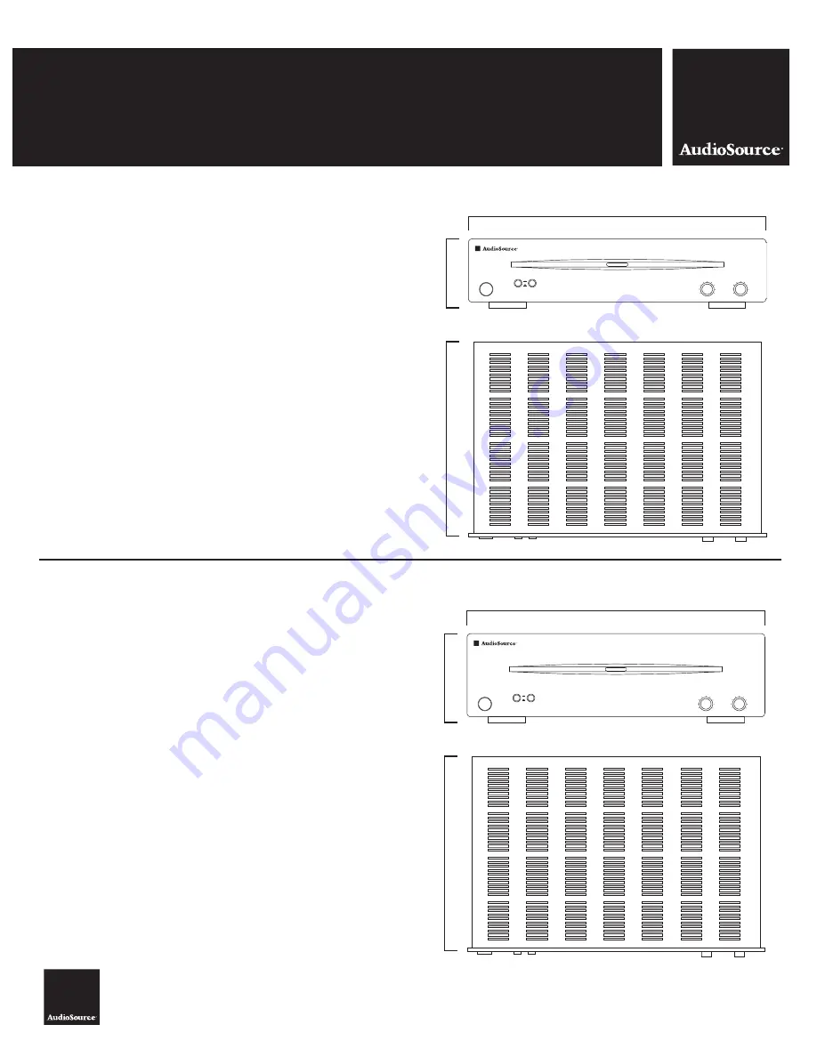 AudioSource Amp 300 Owner'S Manual Download Page 8