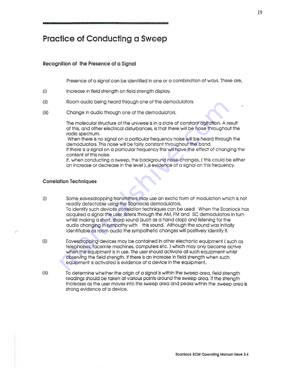 Audiotel International Scanlock ECM Operator'S Manual Download Page 23