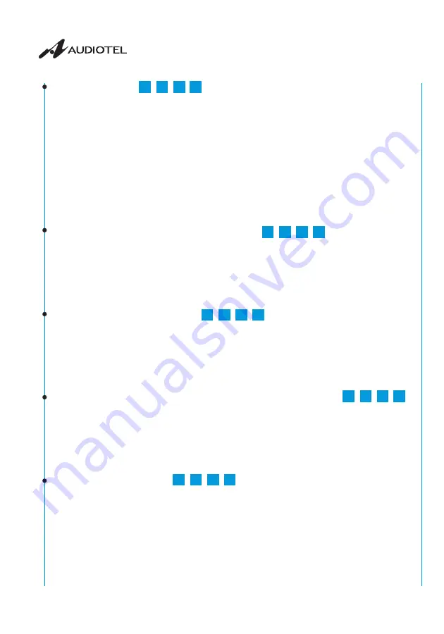 Audiotel CELLINE AS User Manual Download Page 36