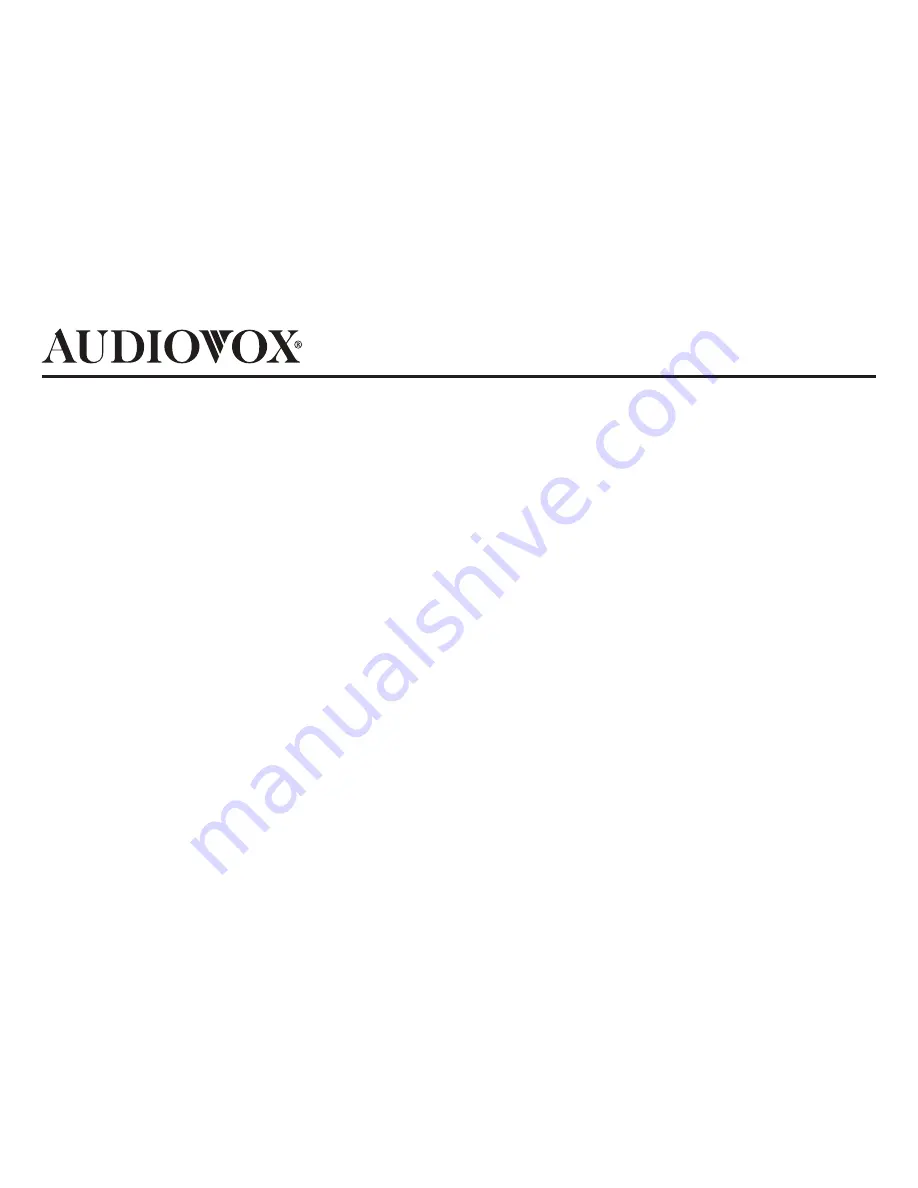 Audiovox BCS1 User Manual Download Page 10