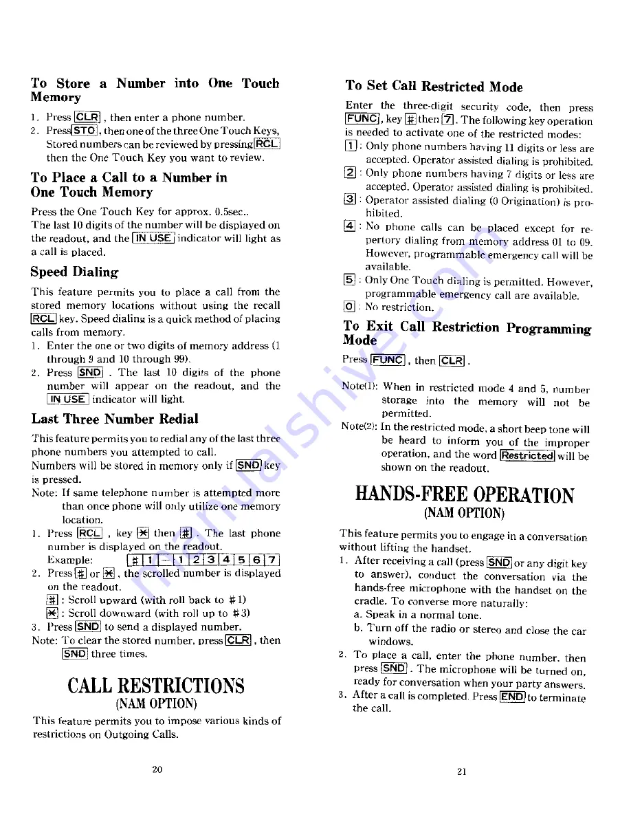 Audiovox CTX-3300 Owner Operating Instructions Download Page 11