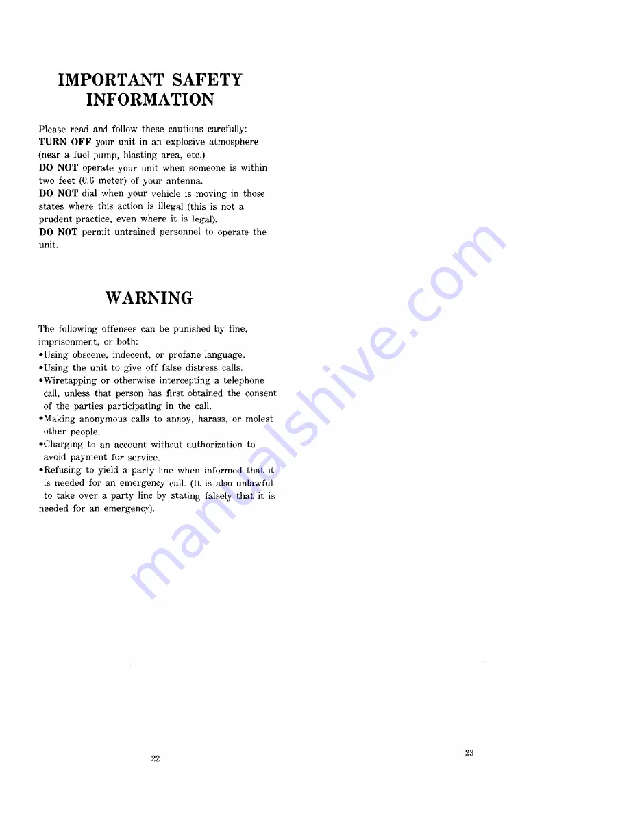 Audiovox CTX2500 Owner Operating Instructions Download Page 12