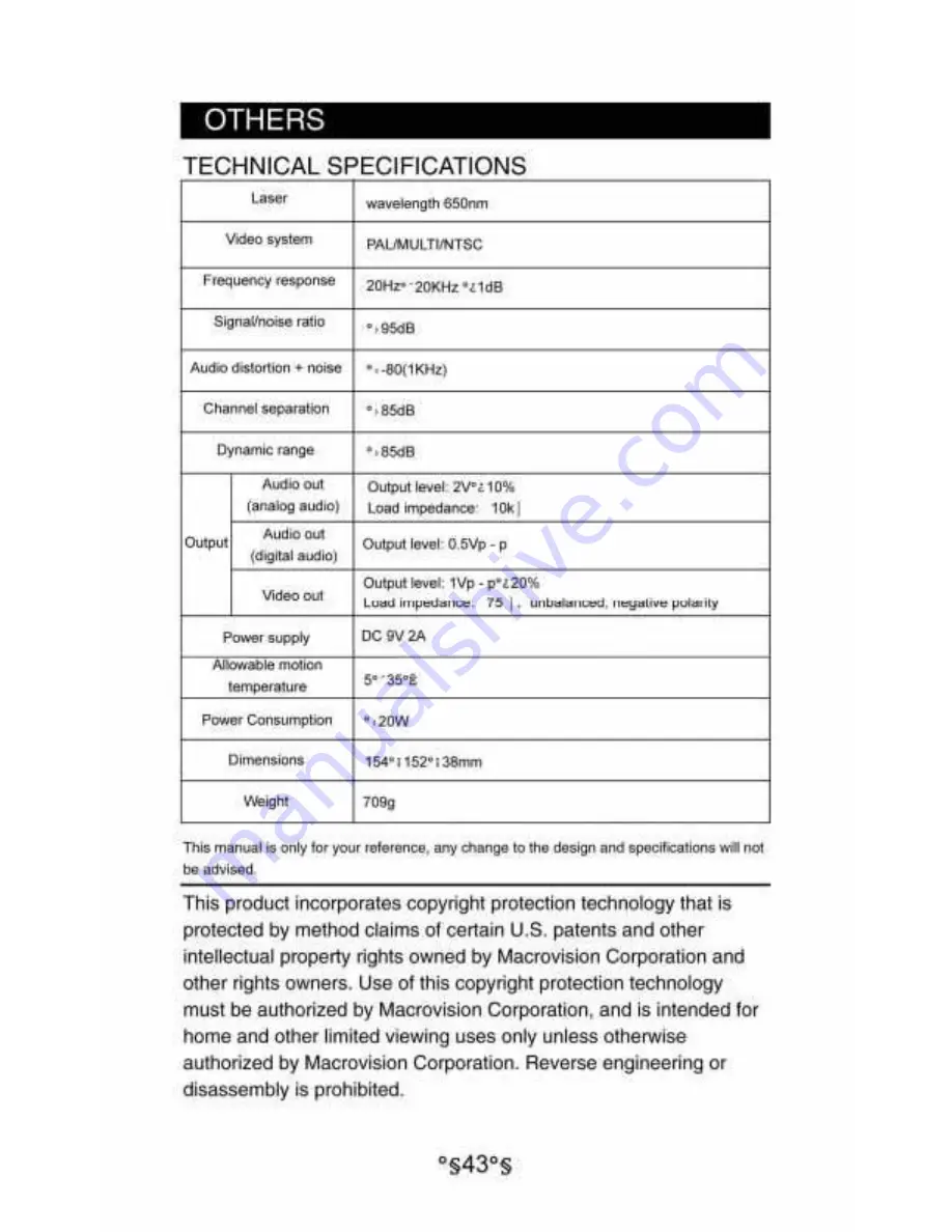 Audiovox D1530 User Manual Download Page 44