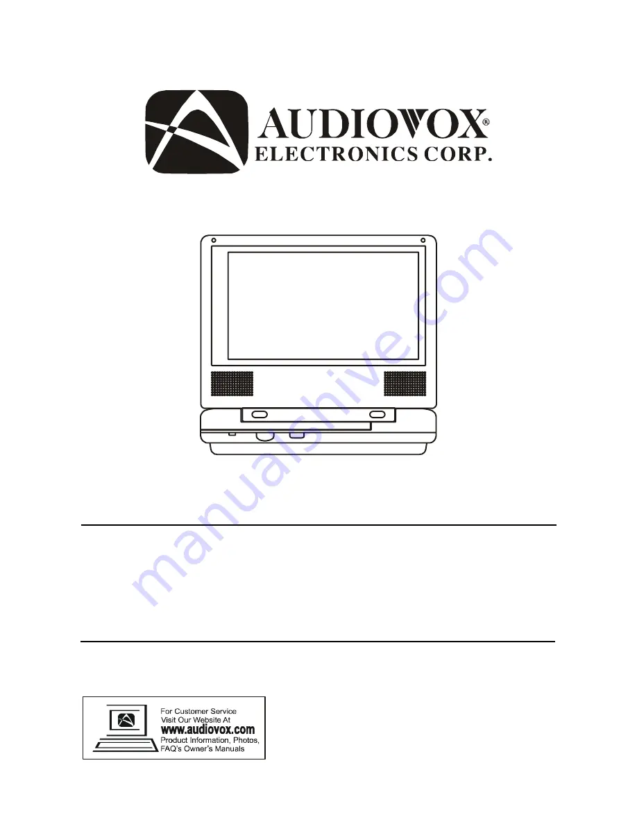 Audiovox D1712 Instruction Manual Download Page 1