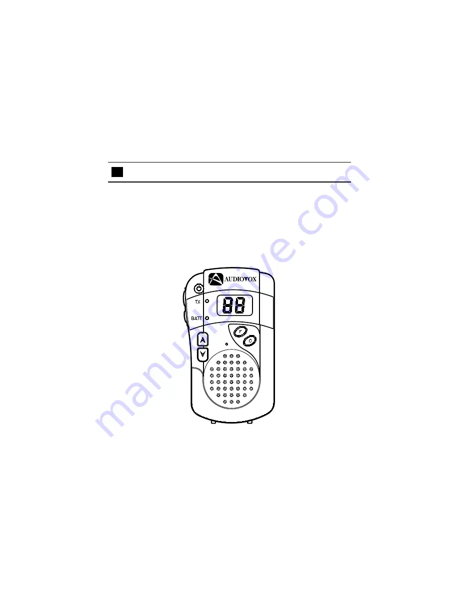 Audiovox FR-230 Owner'S Manual Download Page 3