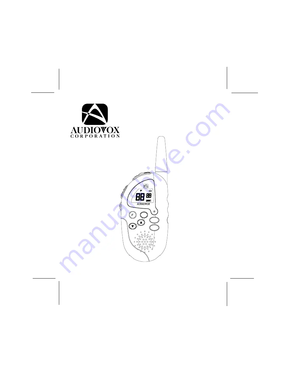 Audiovox FR-531-2 Owner'S Manual Download Page 1