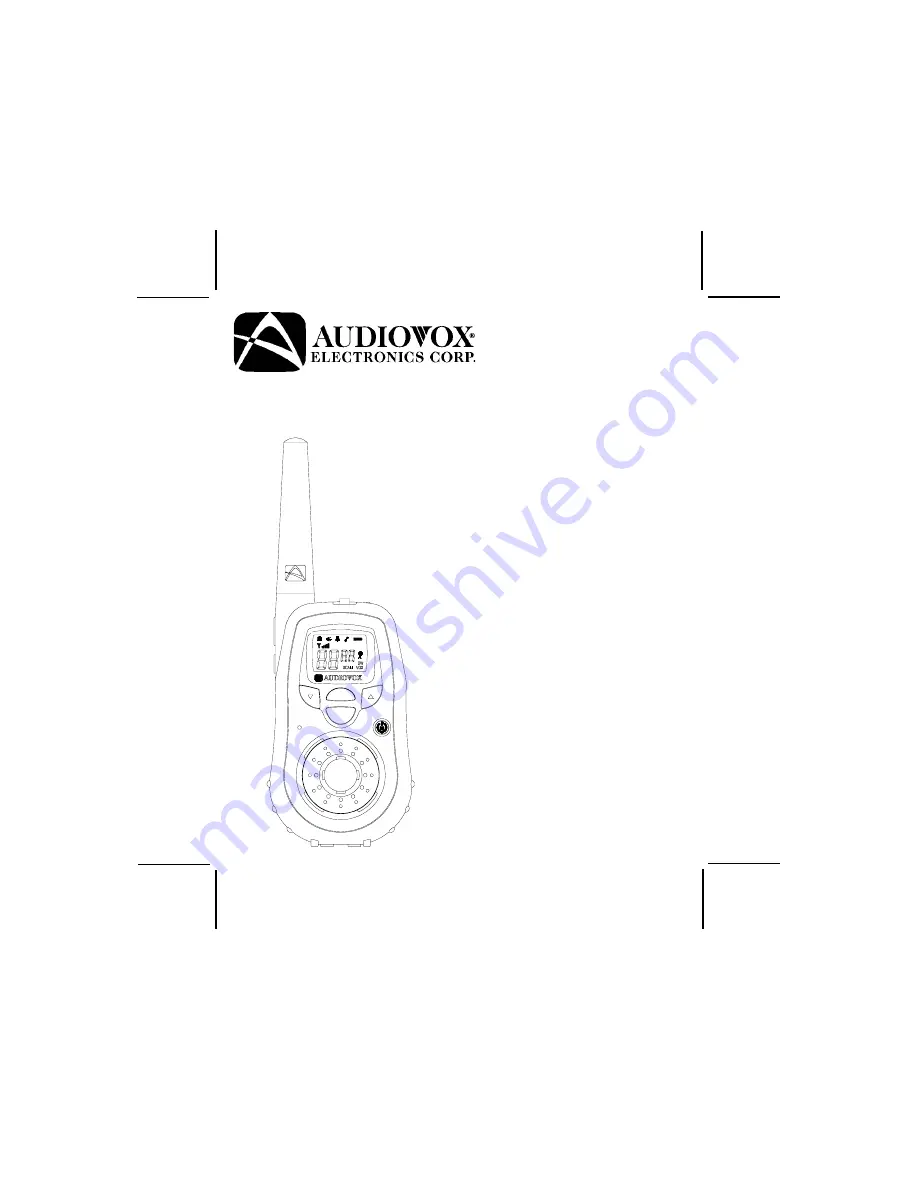 Audiovox GMRS1202CH Owner'S Manual Download Page 1