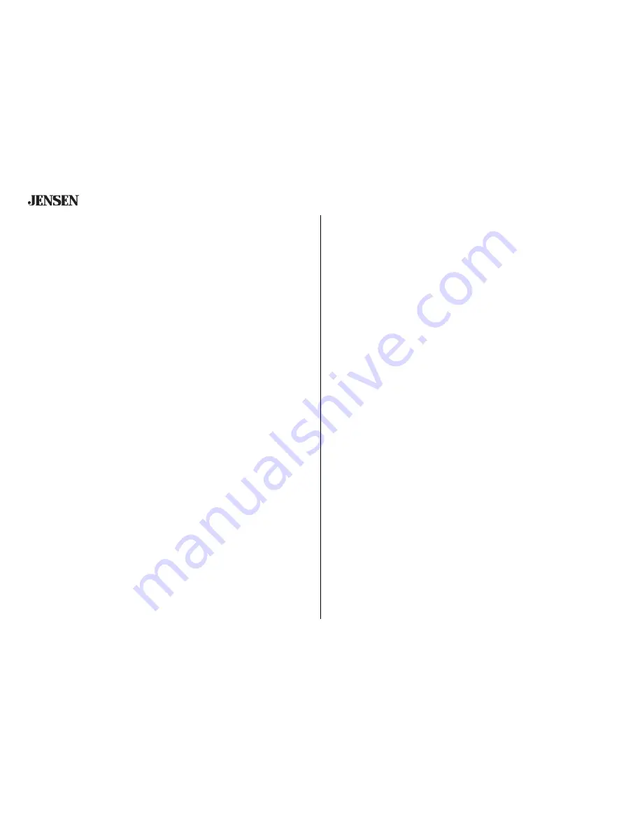 Audiovox Jensen MP5620 Owner'S Manual Download Page 6