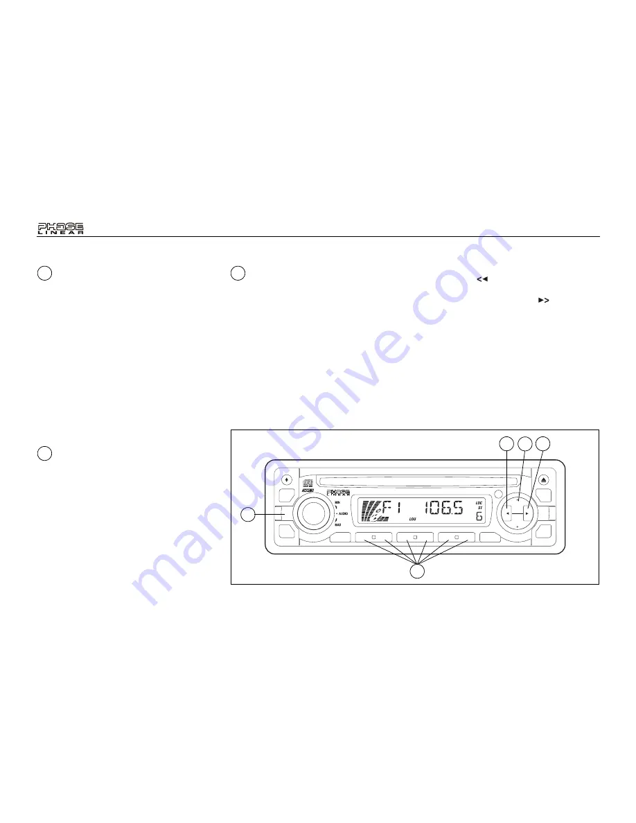 Audiovox Jensen Phase Linear UCD300 Скачать руководство пользователя страница 10