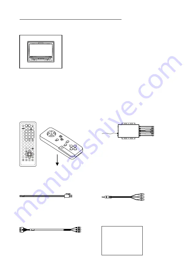 Audiovox Mobile Video HR7010PKG Скачать руководство пользователя страница 3