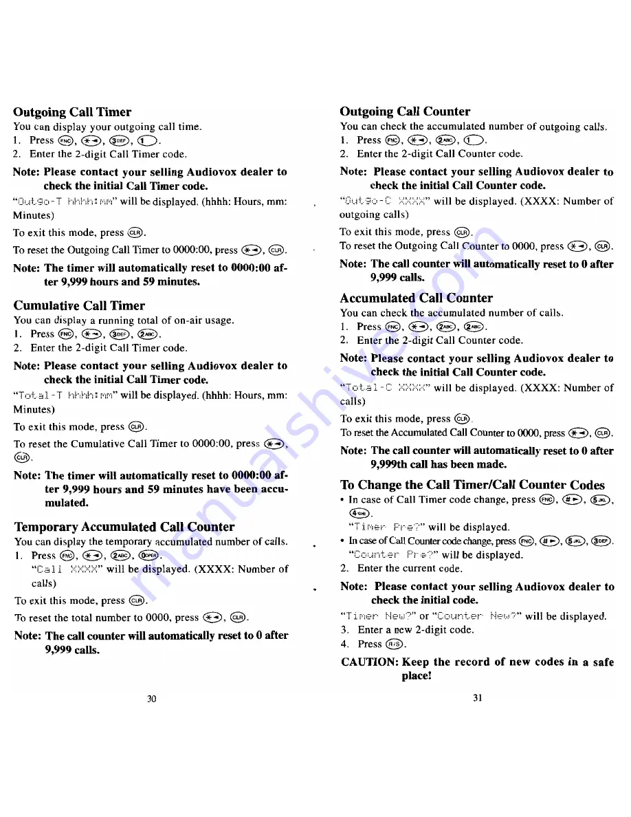 Audiovox MVX506 Operating Instructions Manual Download Page 17