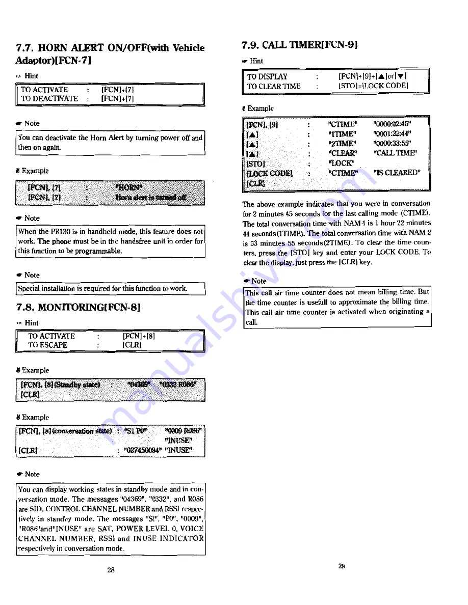 Audiovox Prestige PR130 Owner Operating Instructions Download Page 15