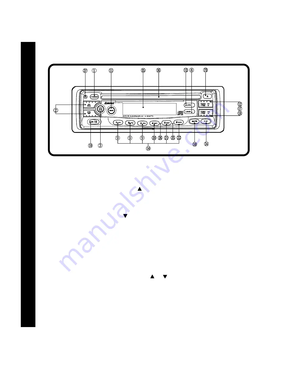 Audiovox Rampage ACD-25 Скачать руководство пользователя страница 6