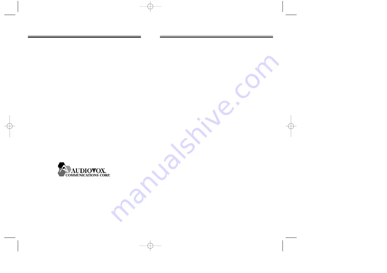 Audiovox TX-130CA Скачать руководство пользователя страница 77