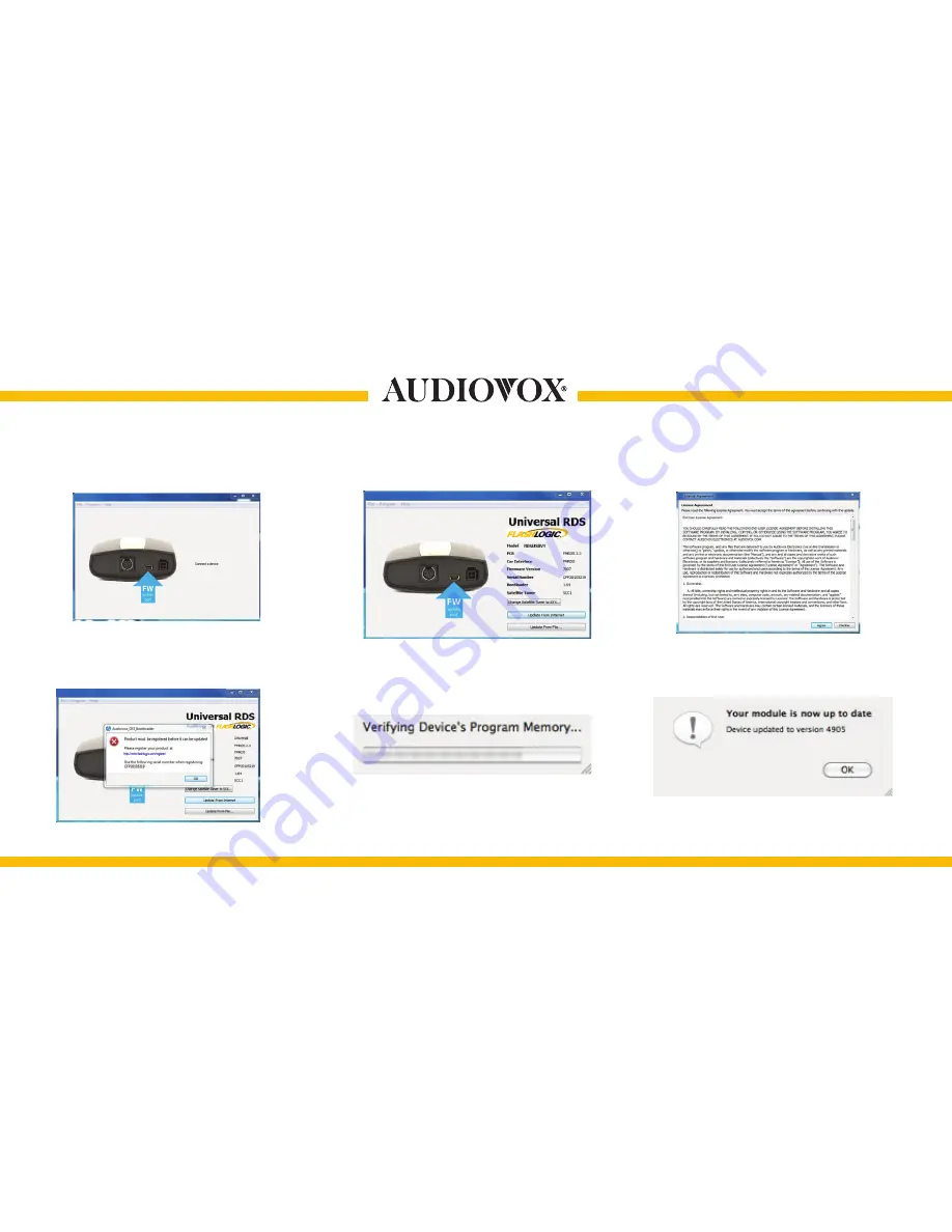 Audiovox UniStreamONE Installation Manual Download Page 21