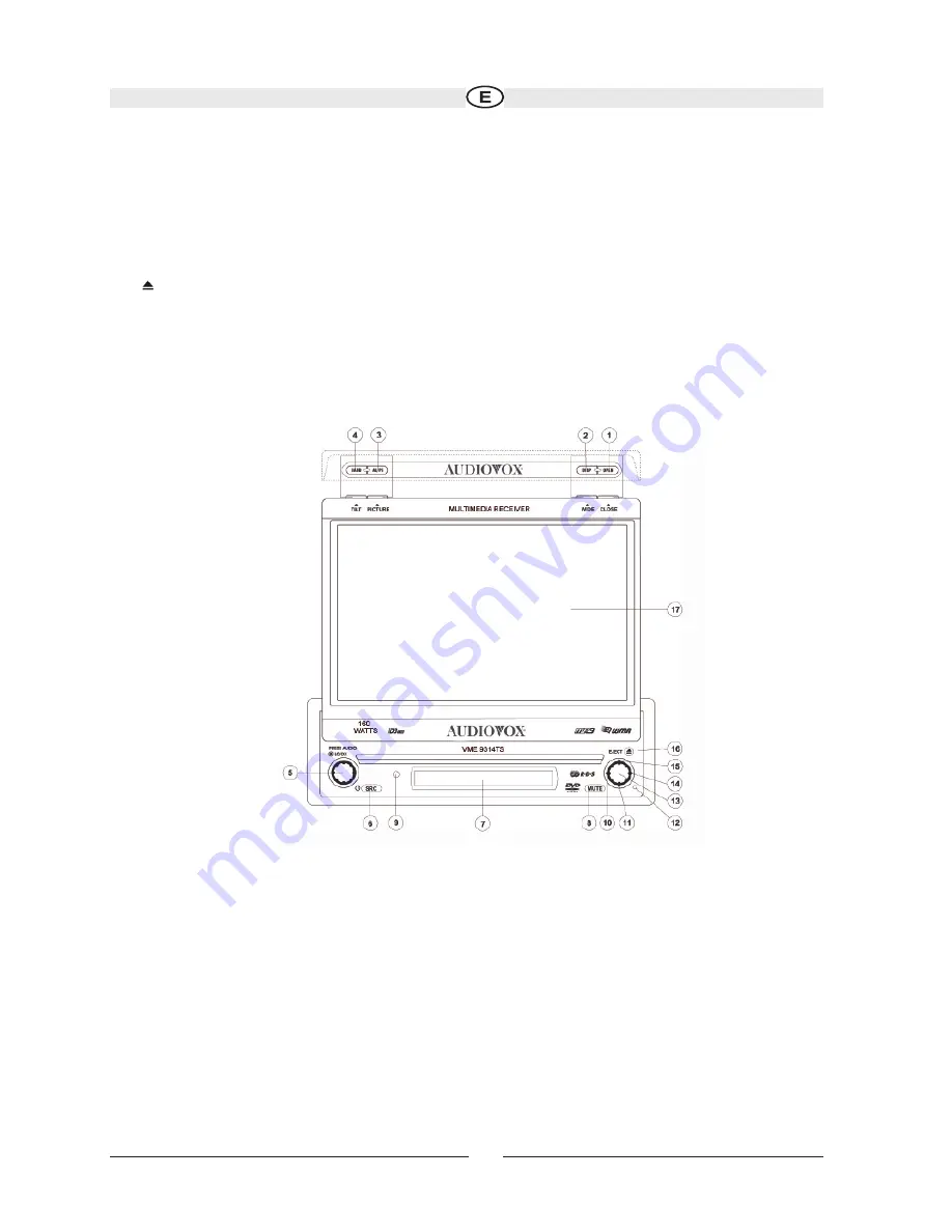 Audiovox VME 9312 TS Скачать руководство пользователя страница 144