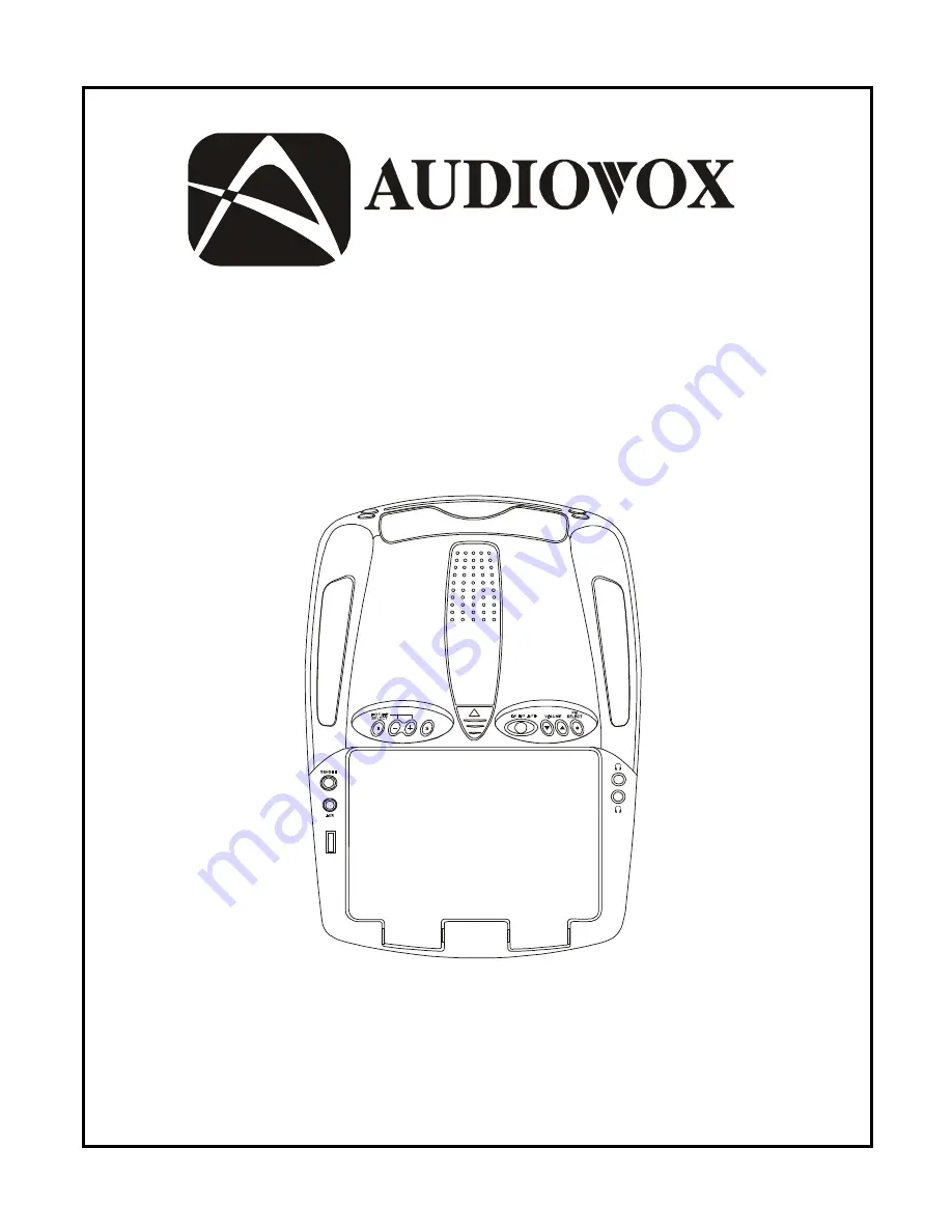 Audiovox VOD1023 - 10.2 Inch Dropdown Mobile Video Monitor Installation Manual Download Page 1