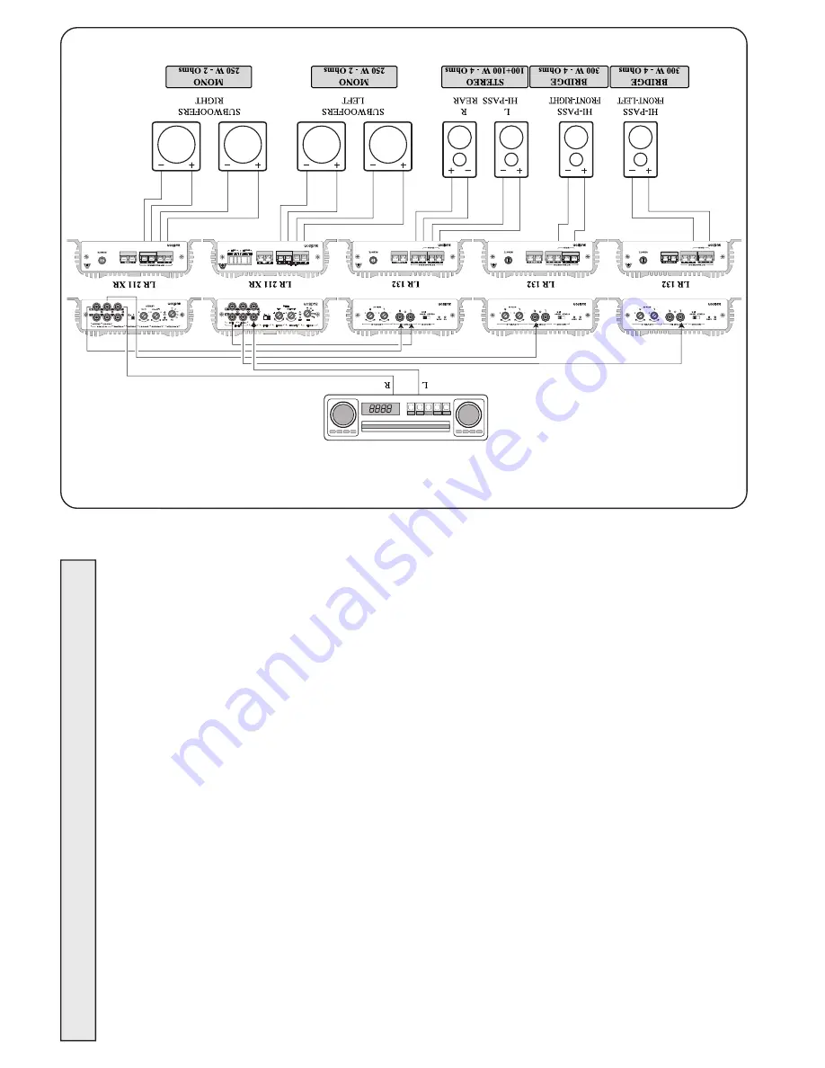 Audison LR 131 XR Owner'S Manual Download Page 2