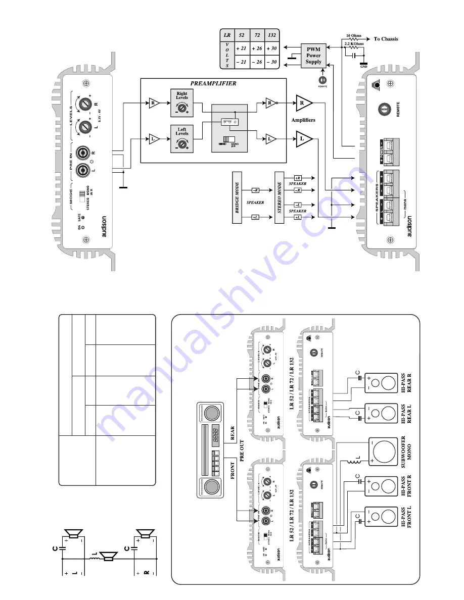 Audison LR 132 Скачать руководство пользователя страница 7