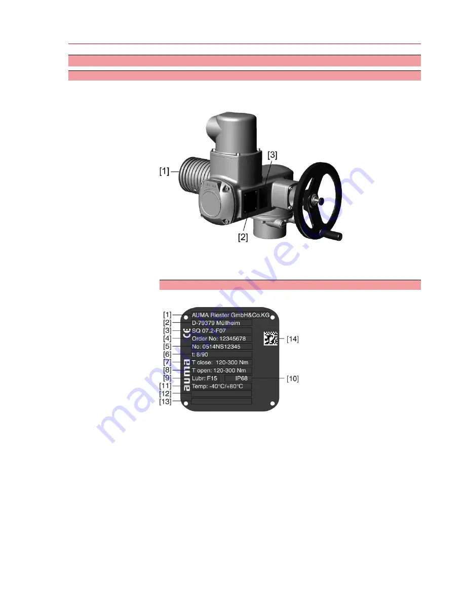 AUMA NORM SQ 05.2 Скачать руководство пользователя страница 7