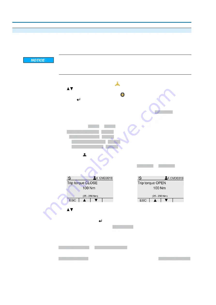 AUMA TIGRON TR-M1000X Operation Instructions Manual Download Page 42