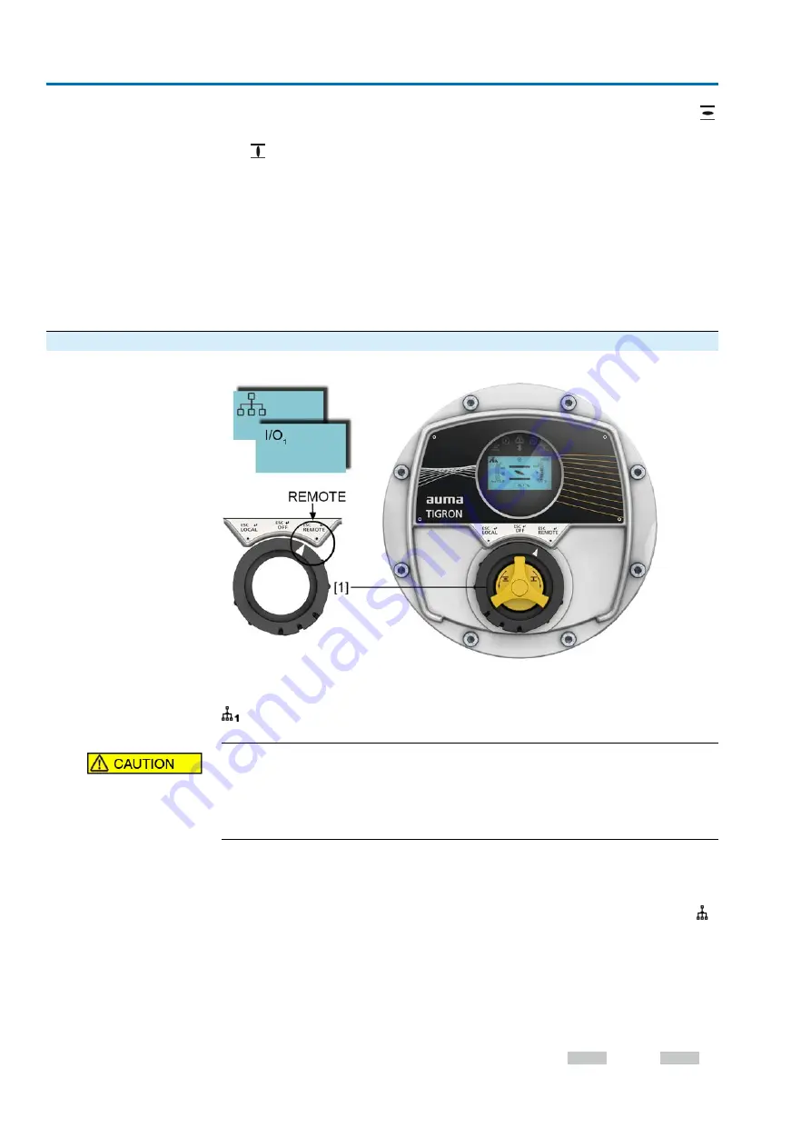 AUMA TIGRON TR-M1000X Operation Instructions Manual Download Page 50