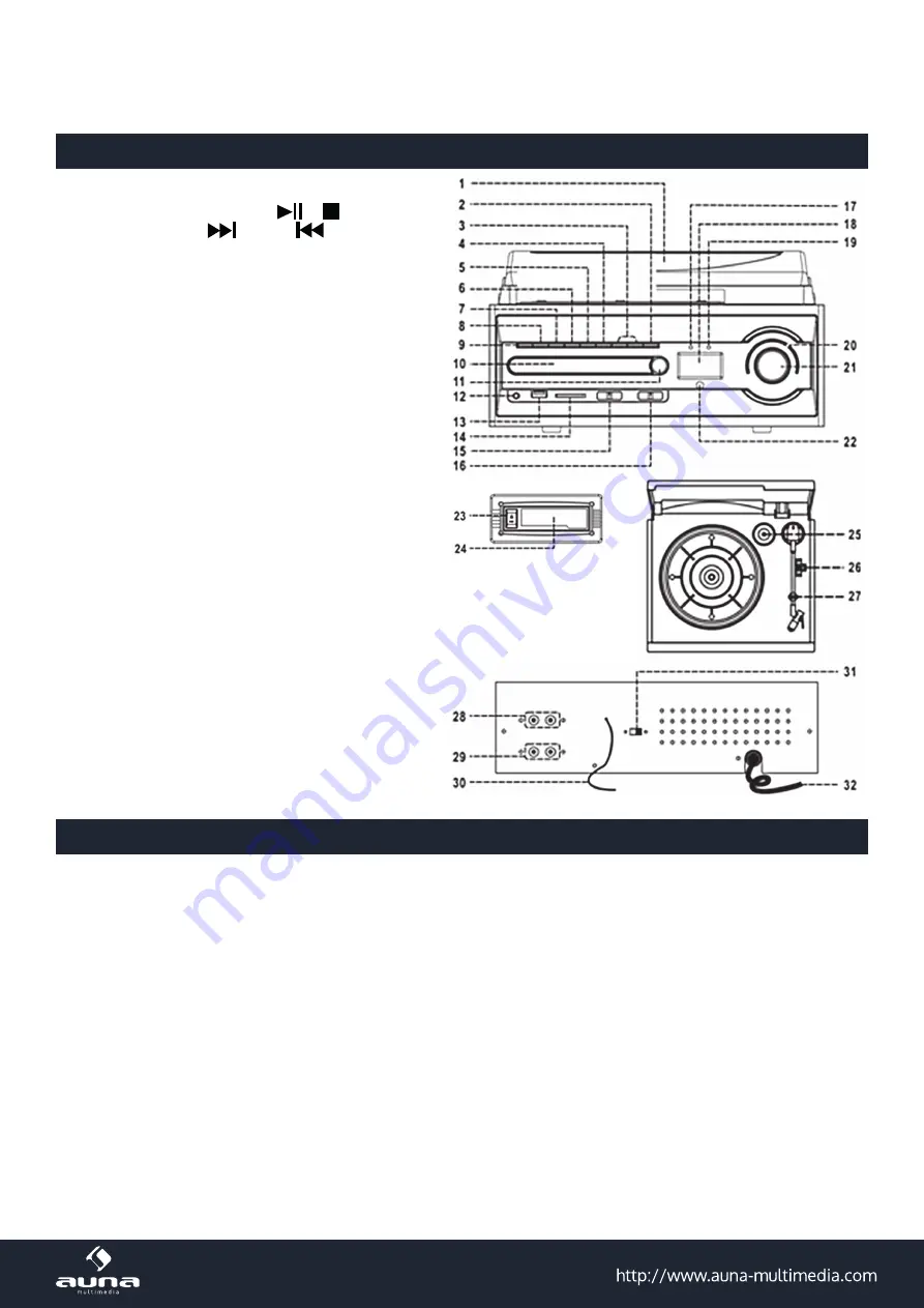 auna multimedia 10007329 Manual Download Page 12