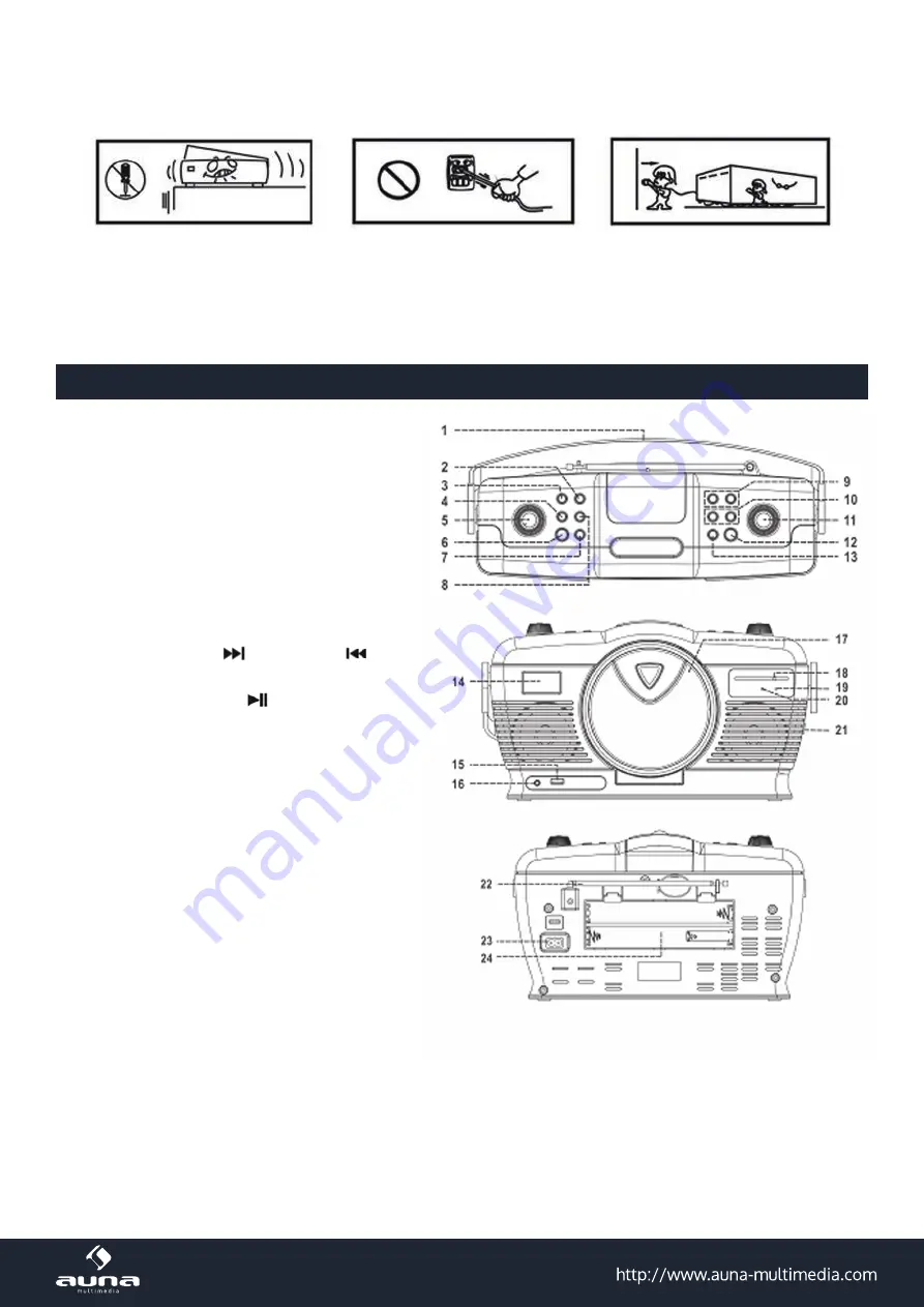 auna multimedia 10008986 Скачать руководство пользователя страница 14