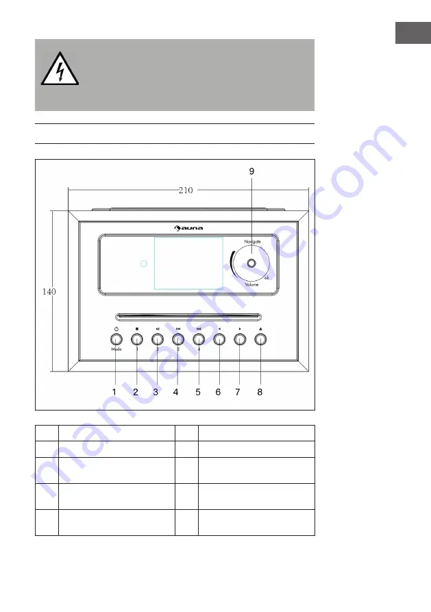 auna multimedia Silver Star CD Cube Manual Download Page 65