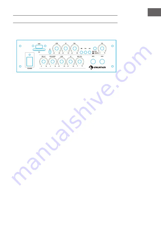 auna PRO Amp EQ BT Скачать руководство пользователя страница 5