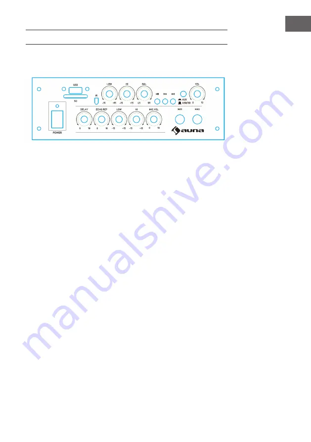 auna PRO Amp EQ BT Скачать руководство пользователя страница 13