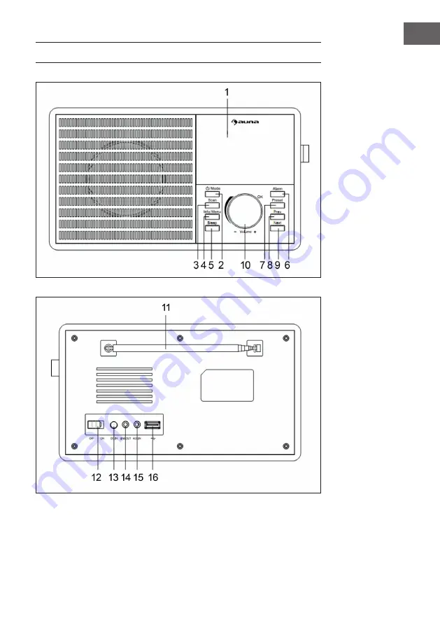 auna DR-160 BT Instruction Manual Download Page 15