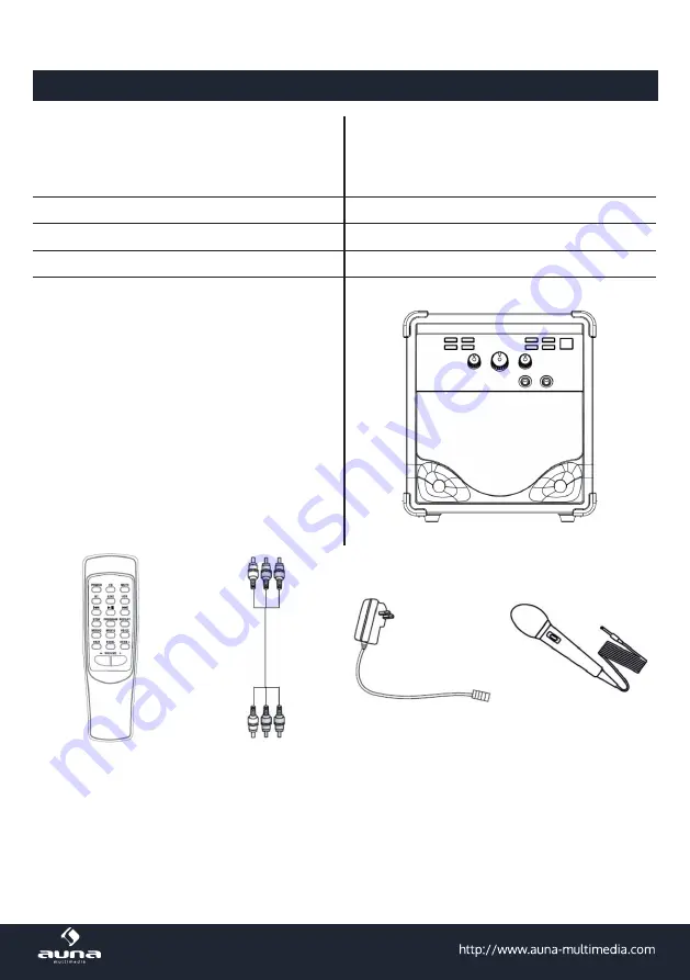 auna RockStage Instruction Manual Download Page 28