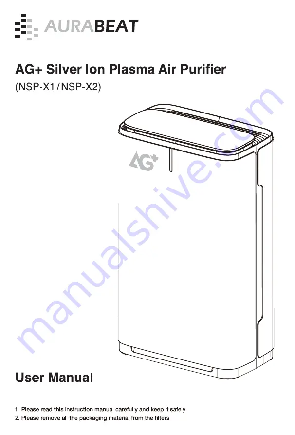 AURABEAT NSP-X1 User Manual Download Page 1