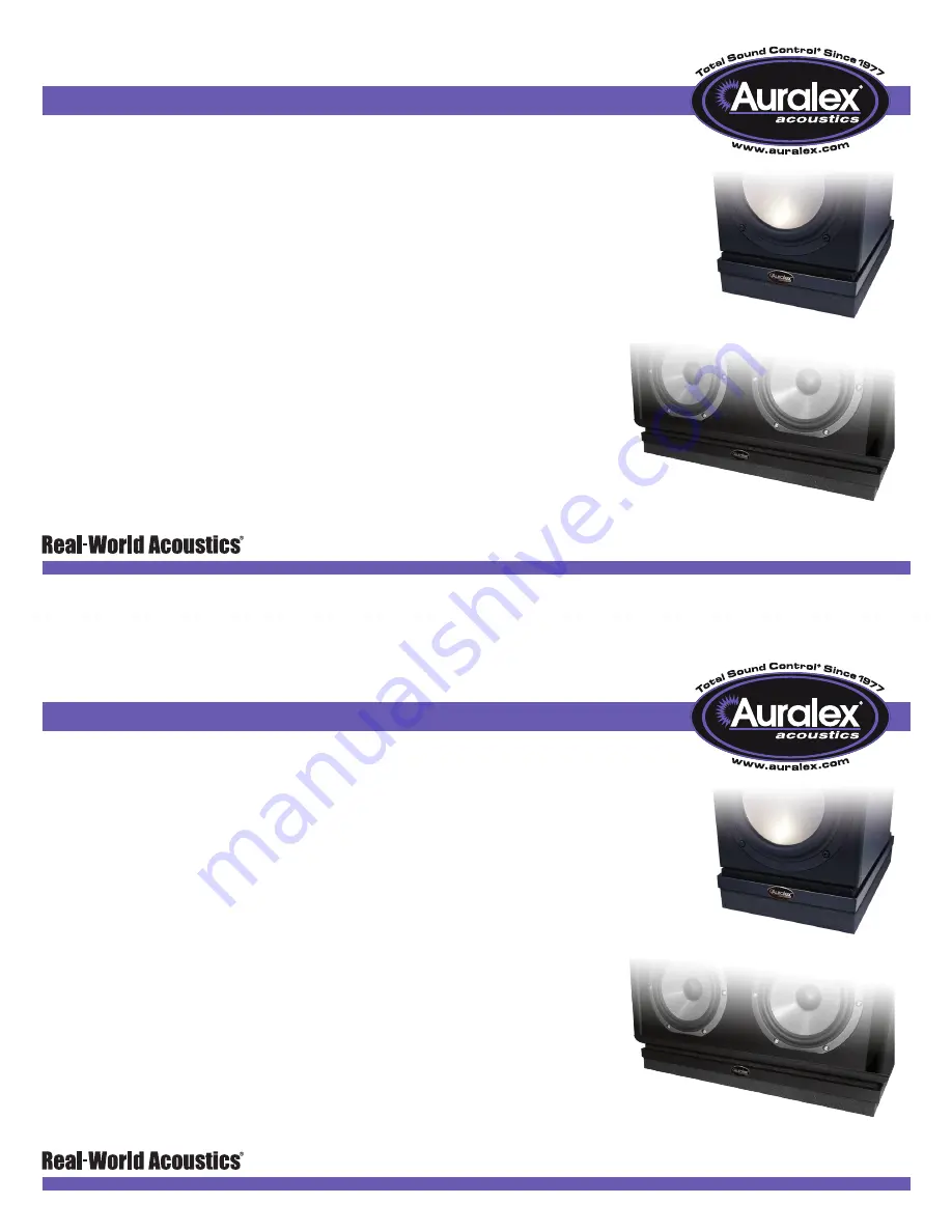 Auralex ProPAD Installation & User Manual Download Page 1